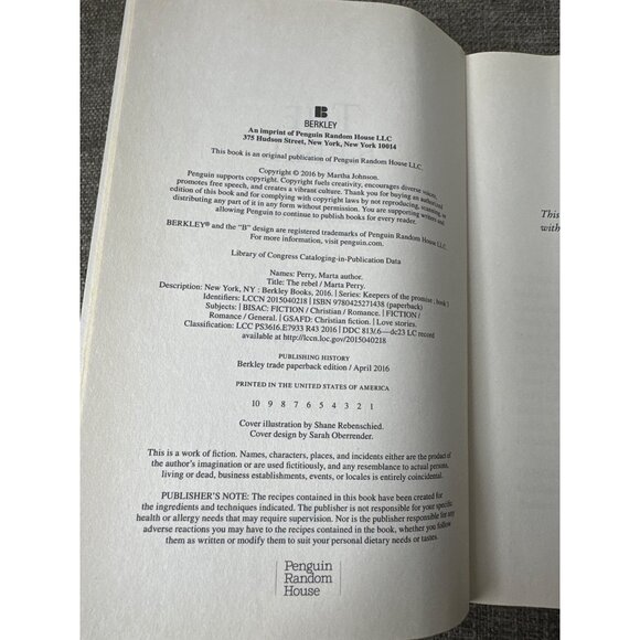 The Rebel By Marta Perry Paperback Book - Picture 3 of 3